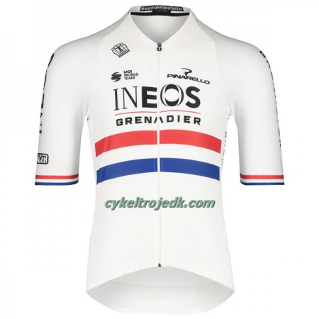 Cykeltrøje 2022 INEOS Grenadiers Britisk Mesterskab Hvid